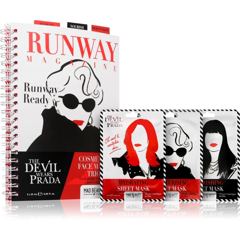 Mad Beauty The Devil Wears Prada комплект платнени маски