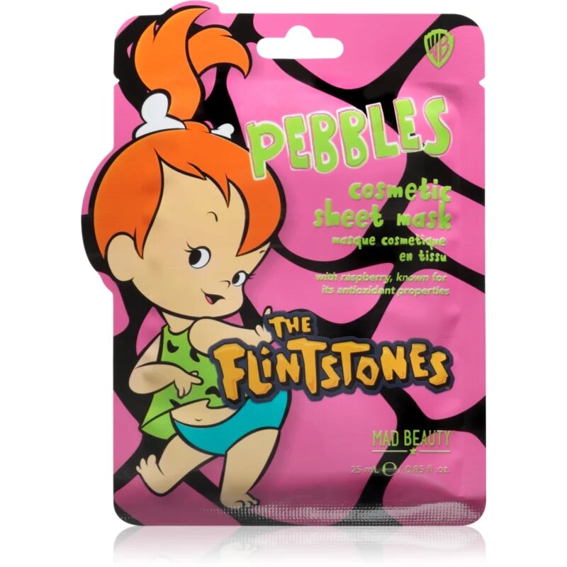 Mad Beauty The Flinstones Pebbles хидратираща платнена маска 25 мл.