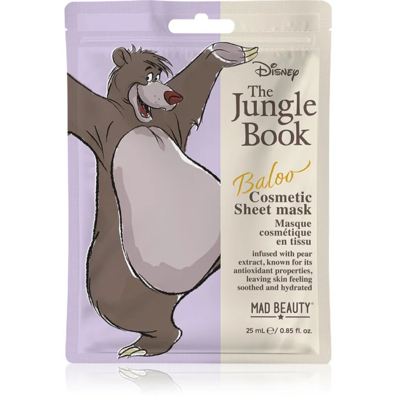 Mad Beauty The Jungle Book Sheet Mask - Baloo платнена маска 25 мл.