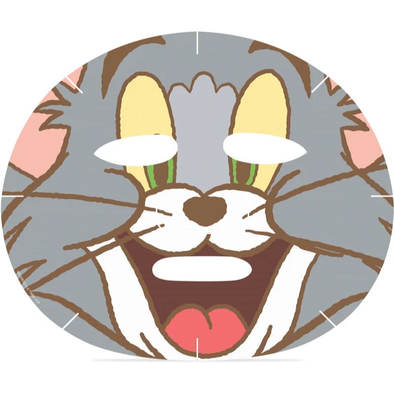 Mad Beauty Tom & Jerry Sheet Mask - Tom хидратираща платнена маска с хиалуронова киселина 1 бр.