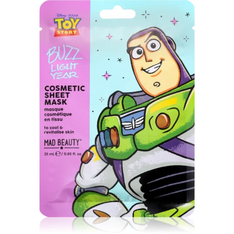 Mad Beauty Toy Story Cosmetic Face Mask платнена маска Buzz 25 мл.
