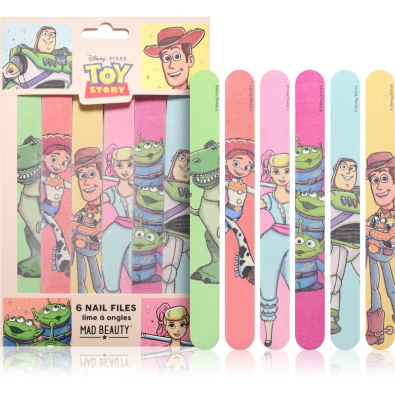 Mad Beauty Toy Story Nail File комплект пили за нокти за нокти 6 бр.