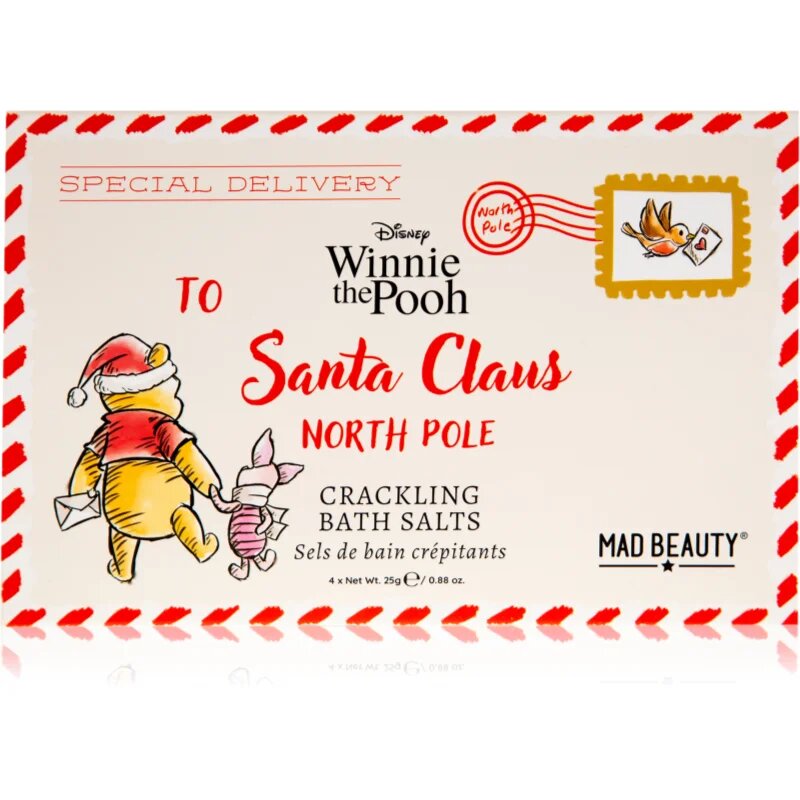 Mad Beauty Winnie The Pooh Festive сол за баня 4x25 гр.