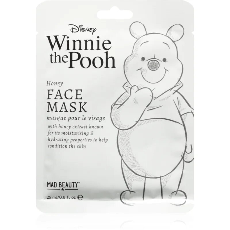 Mad Beauty Winnie The Pooh подхранваща платнена маска с хидратиращ ефект Winnie The Pooh 25 мл.