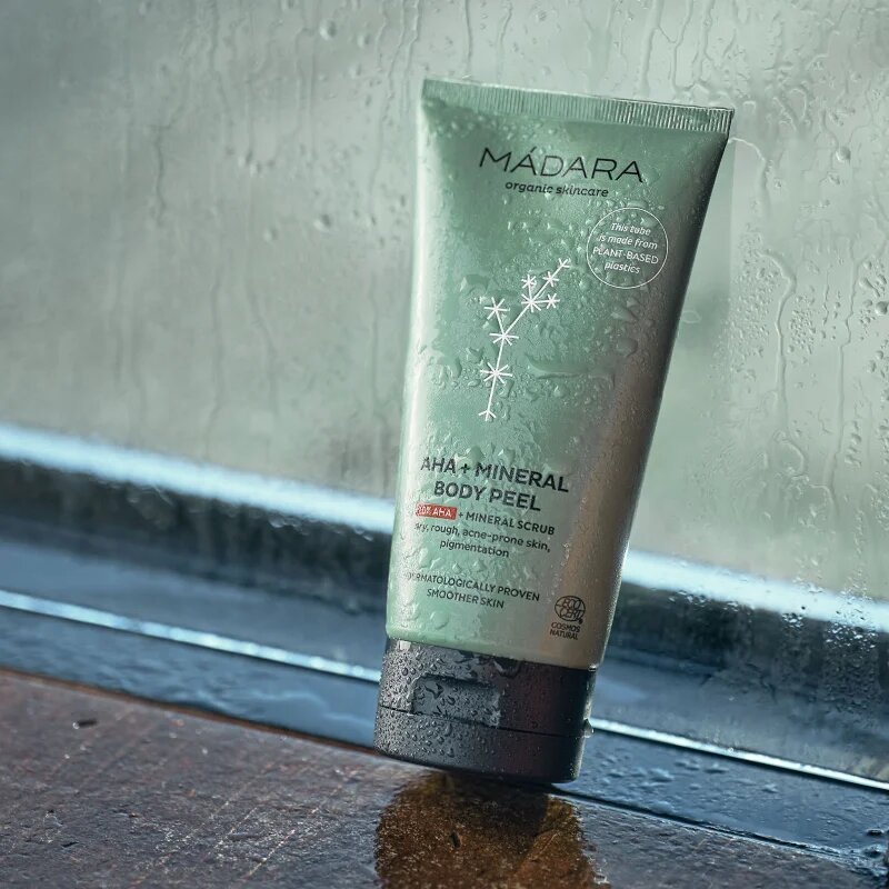Mádara MÁDARA AHA+Mineral изглаждащ пилинг за тяло 175 мл.
