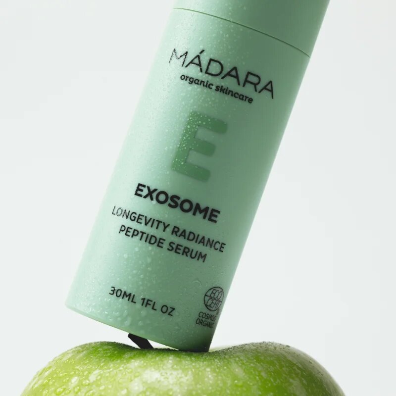 Mádara MÁDARA Exosome Longevity озаряващ серум с пептиди 30 мл.