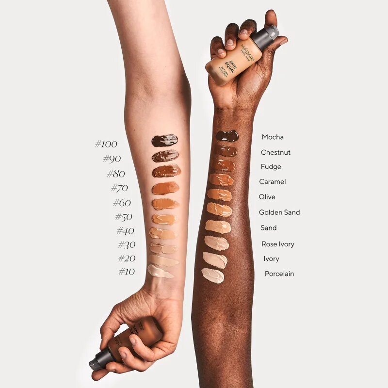 Mádara MÁDARA Skin Equal лек крем - основа SPF 15 цвят Fudge 80 30 мл.