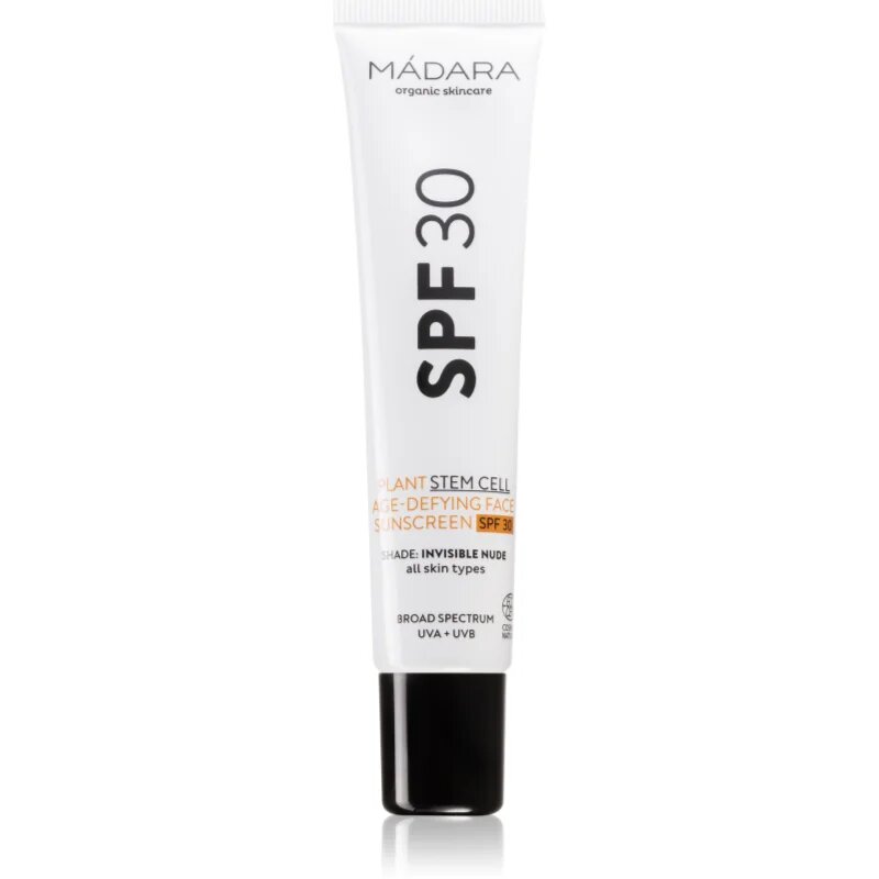 Mádara MÁDARA SPF30 Age-Defying защитна тонирана течност за лице 40 мл.