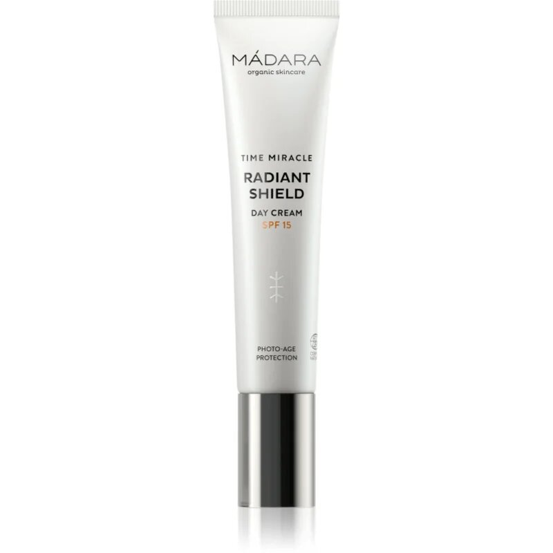 Mádara MÁDARA Time Miracle Radiant Shield озаряващ защитен крем SPF 15 40 мл.