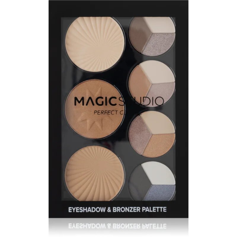 Magic studio Eyeshadow & Bronzer Palette мултифункционална палитра 23 гр.