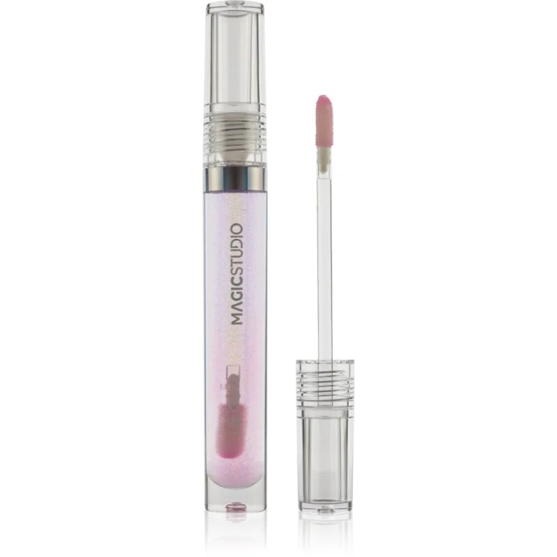Magic studio Glitter Lip Gloss блясък за устни с блестящи частици цвят 02 Pink Aura 3.5 мл.