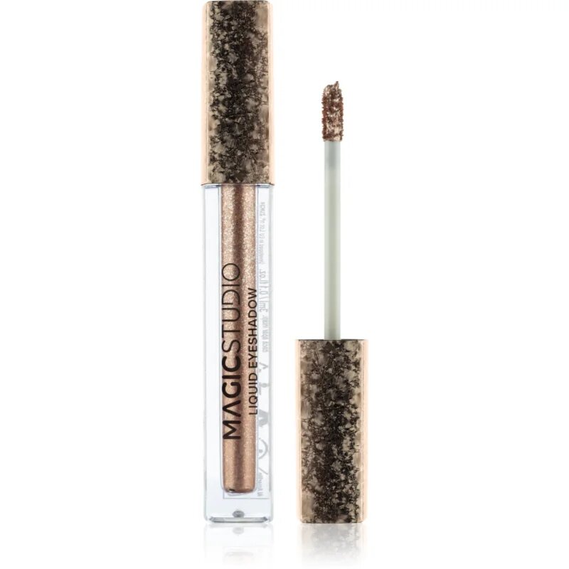 Magic studio Liquid Eyeshadow течни очни сенки с брокат цвят 02 Silver 3 мл.