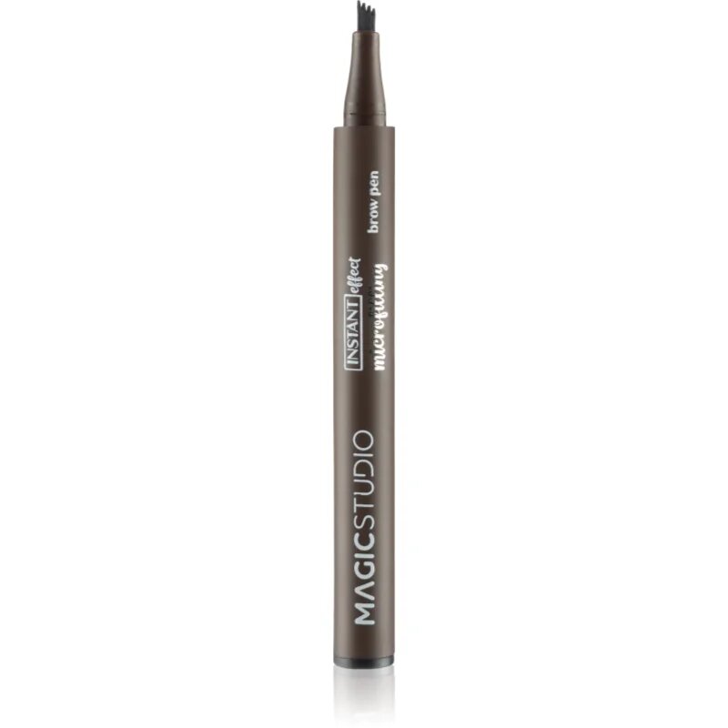 Magic studio Microfilling Brow Pen дълготрайна фиксация за вежди цвят Dark Brown 13.5 гр.