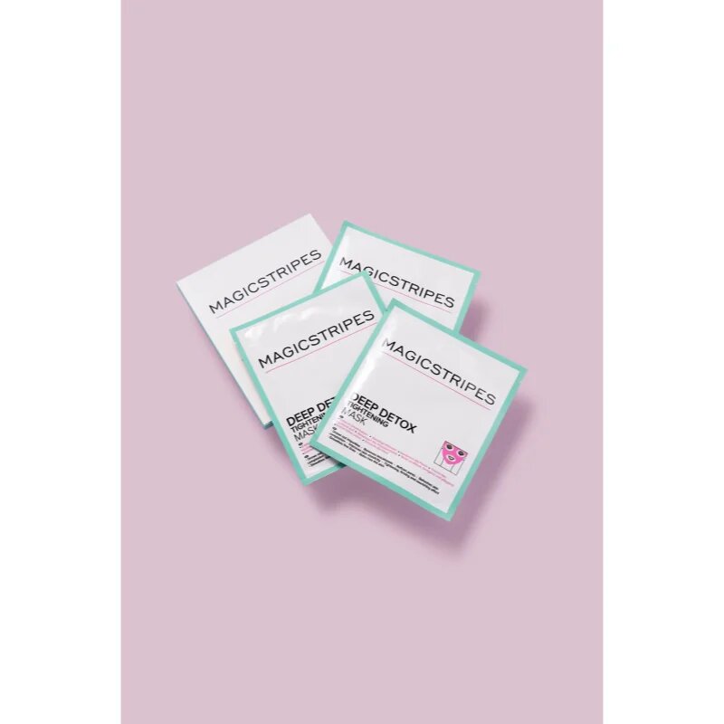 MAGICSTRIPES Deep Detox детоксикираща маска със стягащ ефект 3 бр.
