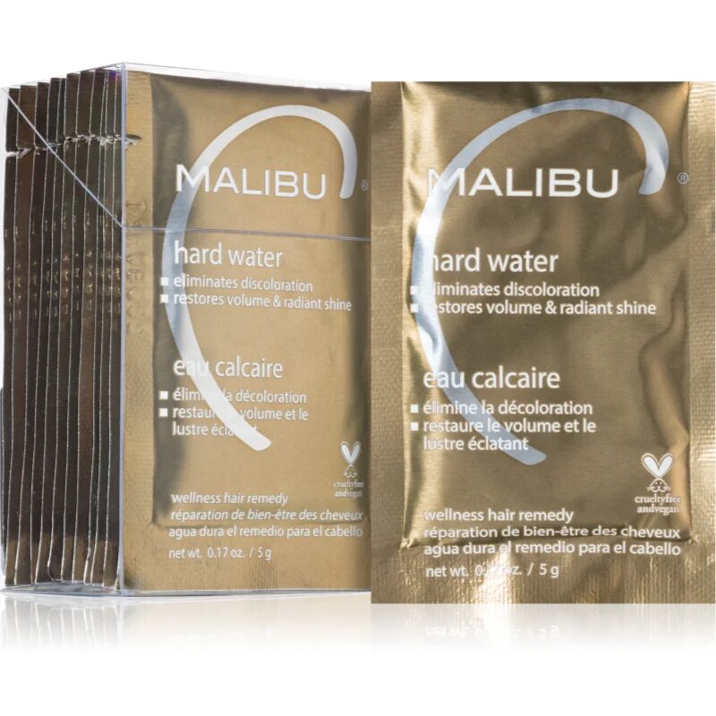 Malibu C Wellness Hair Remedy Hard Water детоксикираща процедура За коса 12x5 гр.