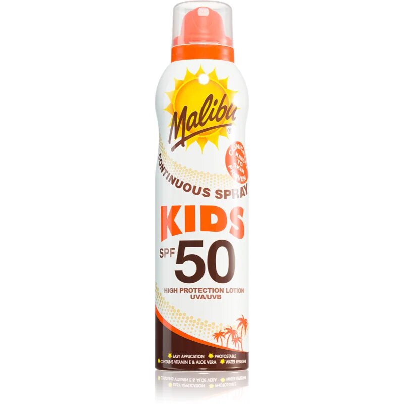 Malibu Continuous Spray слънцезащитен крем SPF 50 175 мл.
