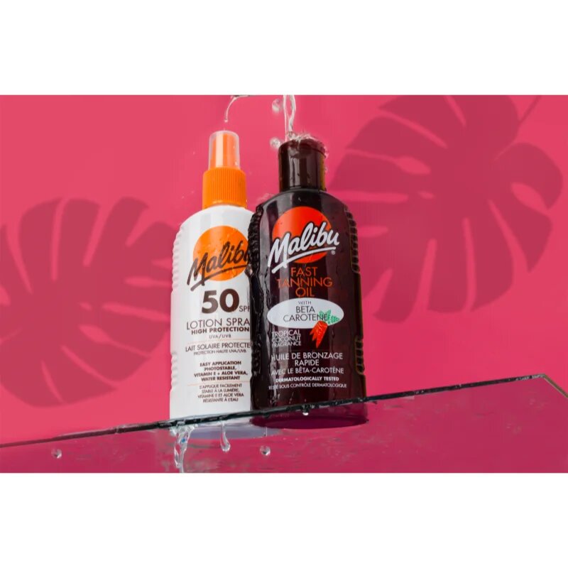 Malibu Lotion Spray High Protection слънцезащитен крем SPF 50 200 мл.