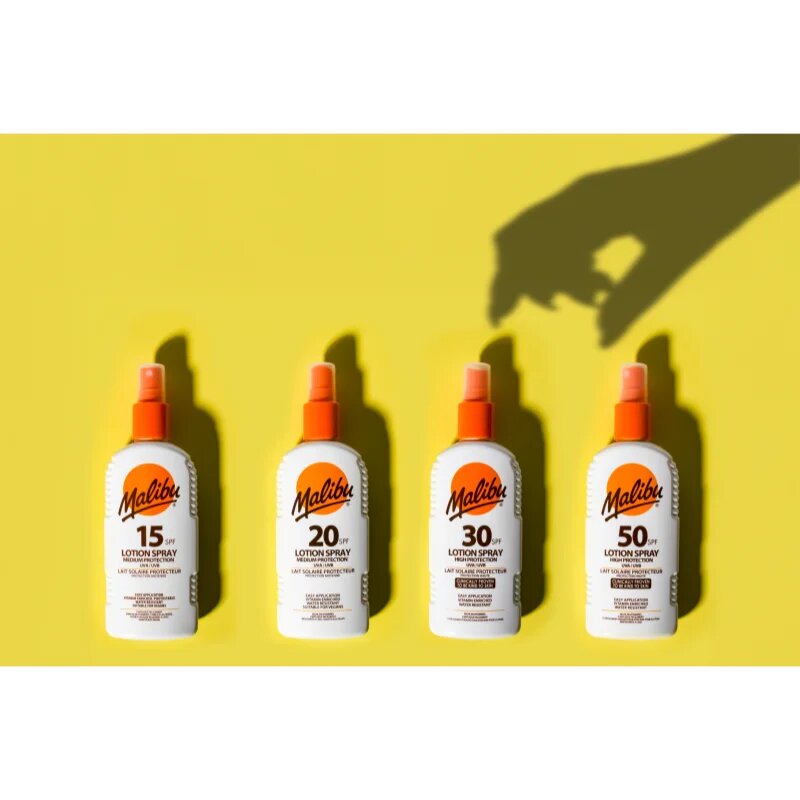 Malibu Lotion Spray High Protection спрей за загар SPF 30 200 мл.