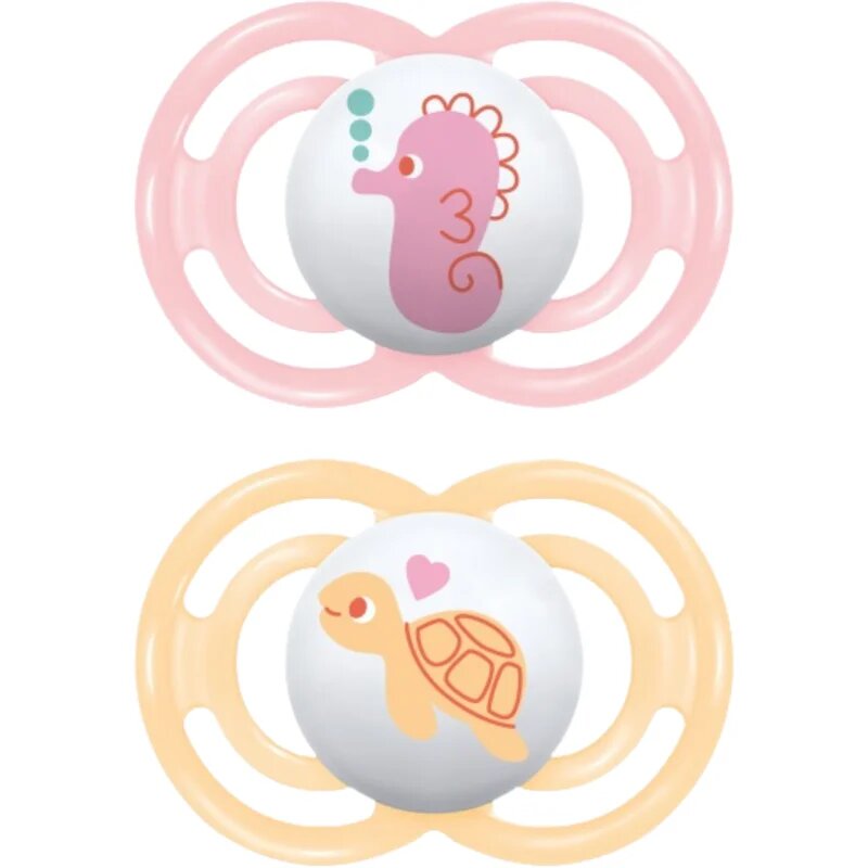 MAM Perfect 6m+ биберон Pink/ Orange 2 бр.