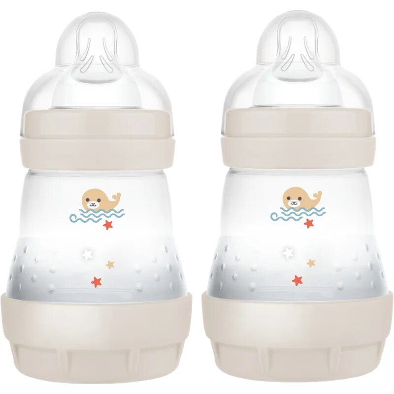MAM Perfect Star Anti-colic Bottle шише против колики 0m+ Beige 2x160 мл.