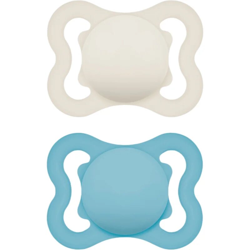 MAM Supreme 0m+ биберон Turquoise/ Beige 2 бр.