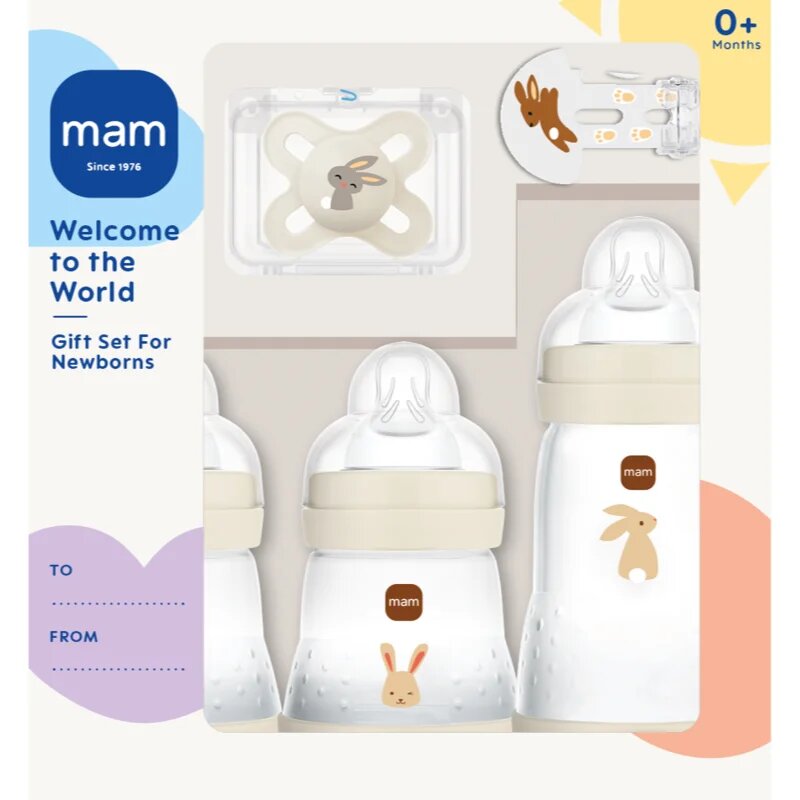 MAM Welcome to the World 0m+ подаръчен комплект за бебета Beige 1 бр.