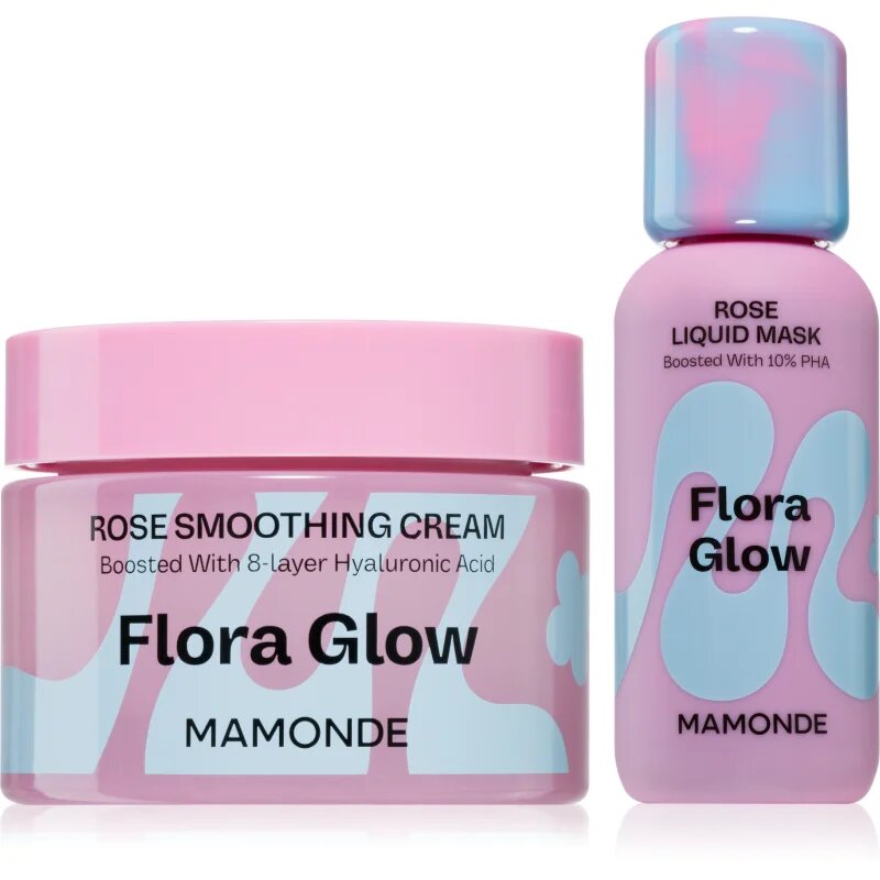 MAMONDE Flora Glow Rose комплект за красива кожа на лицето