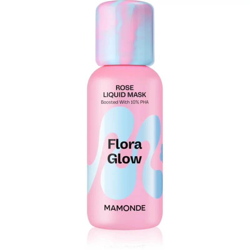 MAMONDE Flora Glow Rose Liquid Mask хидратираща маска за лице с ексфолиращо действие 80 мл.
