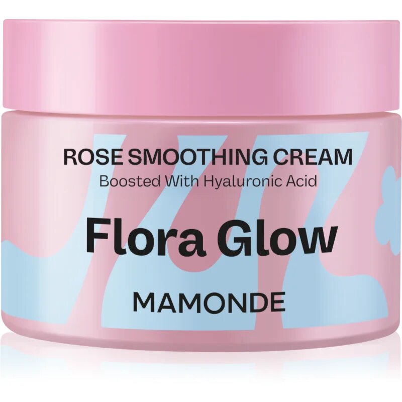 MAMONDE Flora Glow Rose Smoothing Cream интензивен изглаждащ крем с хидратиращ ефект 50 мл.