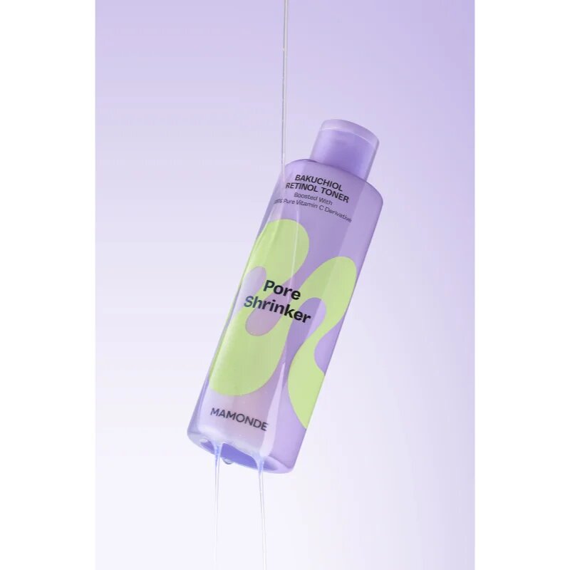MAMONDE Pore Shrinker Bakuchiol Retinol Toner успокояващ тоник за лице за минимизиране на порите 200 мл.