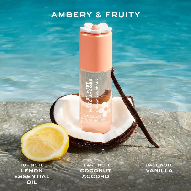 Marc Jacobs Daisy Mist Vanilla Gourmand Парфюмирана мъгла за тяло и коса за жени 150 мл.