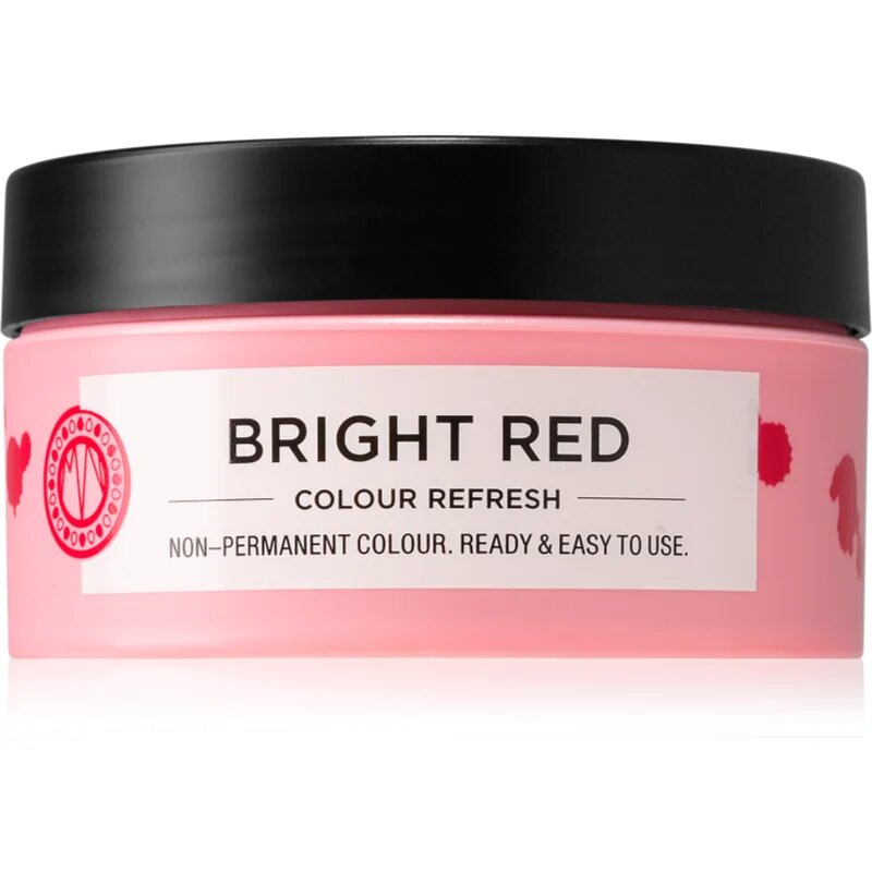 Maria Nila Colour Refresh Bright Red нежна подхранваща маска без перманентни цветови пигменти издържа 4 – 10 измивания 0.66 100 мл.