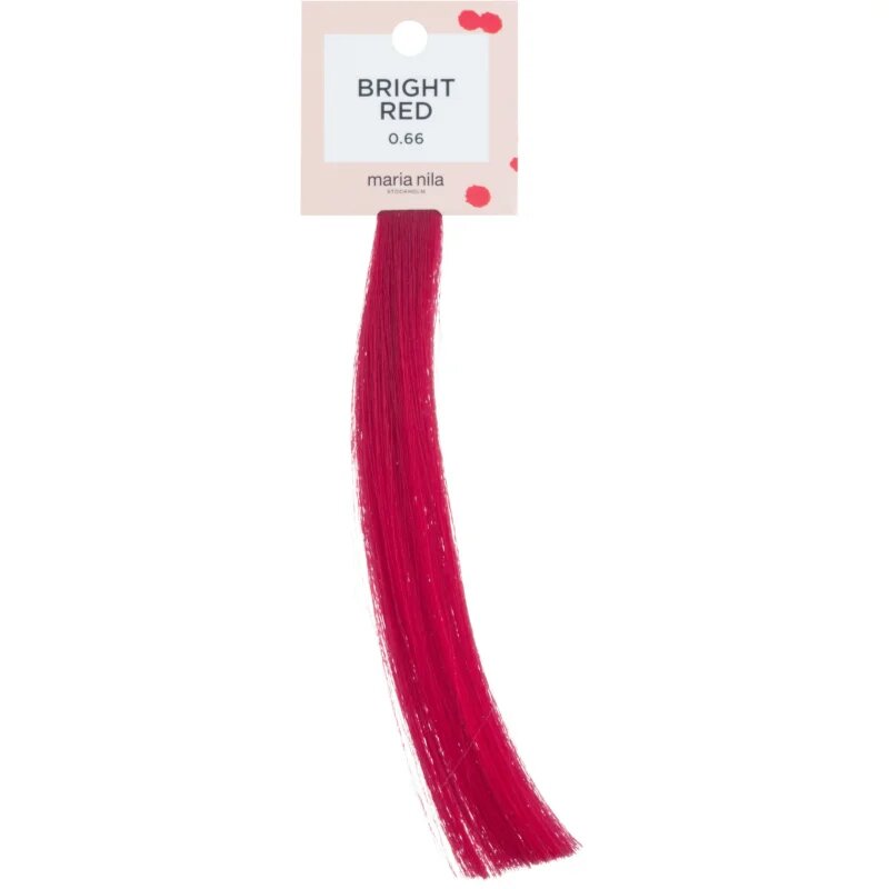 Maria Nila Colour Refresh Bright Red нежна подхранваща маска без перманентни цветови пигменти издържа 4 – 10 измивания 0.66 100 мл.