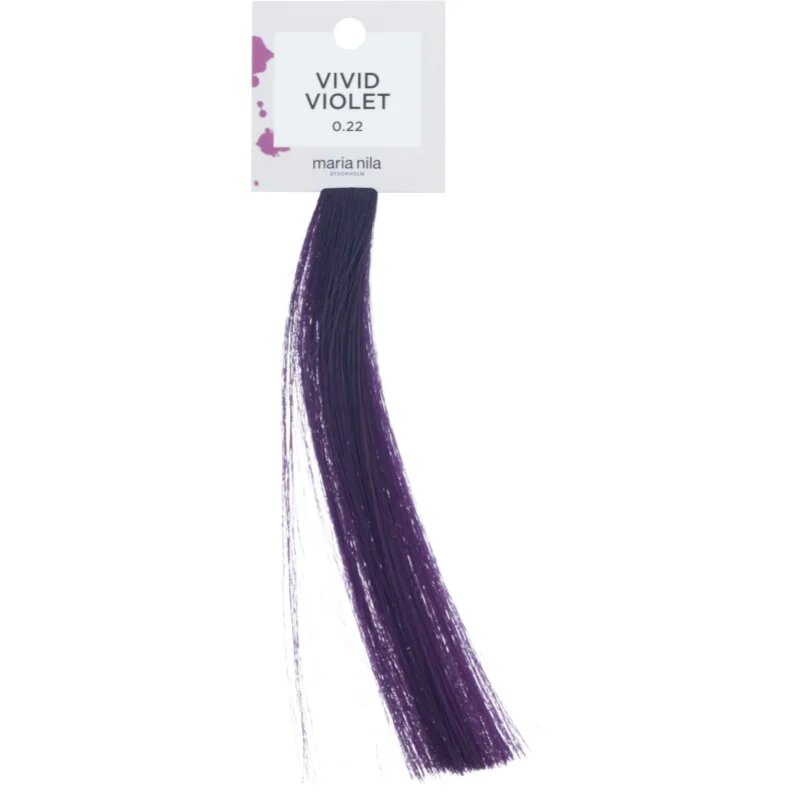 Maria Nila Colour Refresh Vivid Violet нежна подхранваща маска без перманентни цветови пигменти издържа 4 – 10 измивания 0.22 100 мл.