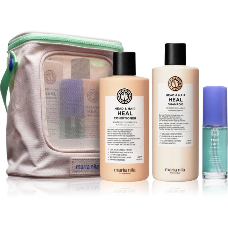 Maria Nila Head & Hair Heal Beauty Bag подаръчен комплект против пърхот и косопад
