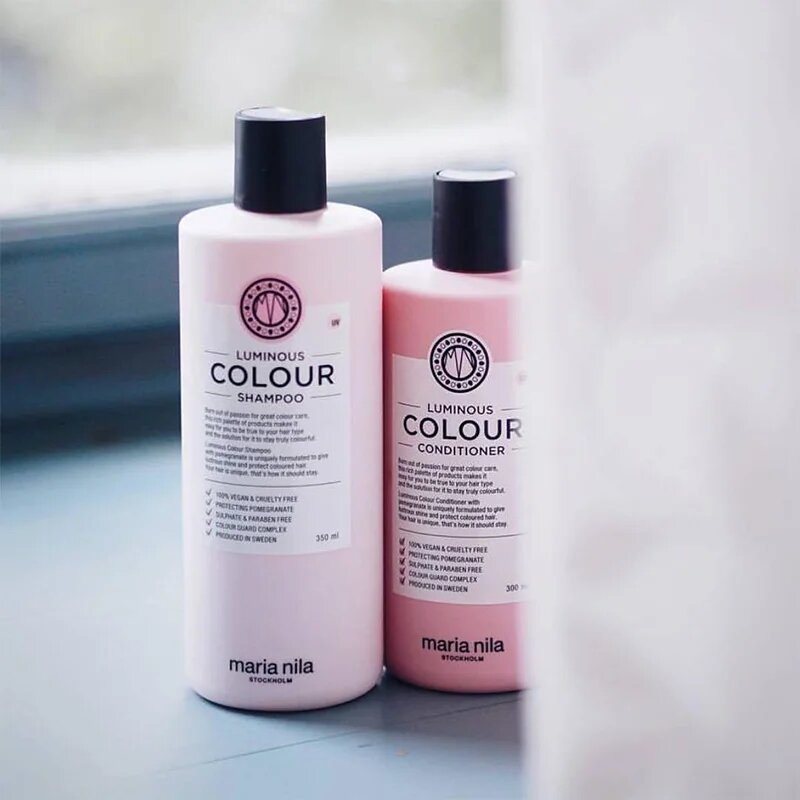 Maria Nila Luminous Colour Conditioner озаряващ и подсилващ балсам за боядисана коса без сулфати 100 мл.
