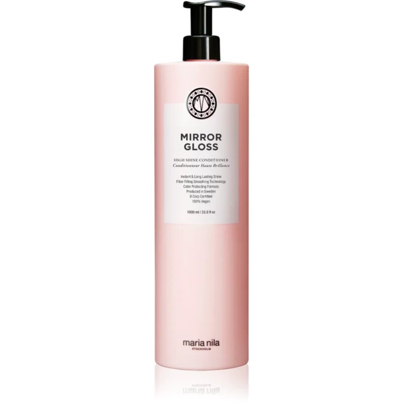 Maria Nila Mirror Gloss Conditioner подхранващ балсам за блясък и мекота на косата 1000 мл.