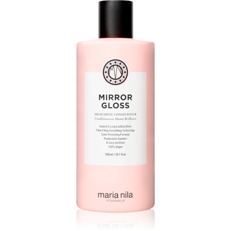 Maria Nila Mirror Gloss Conditioner подхранващ балсам за блясък и мекота на косата 300 мл.