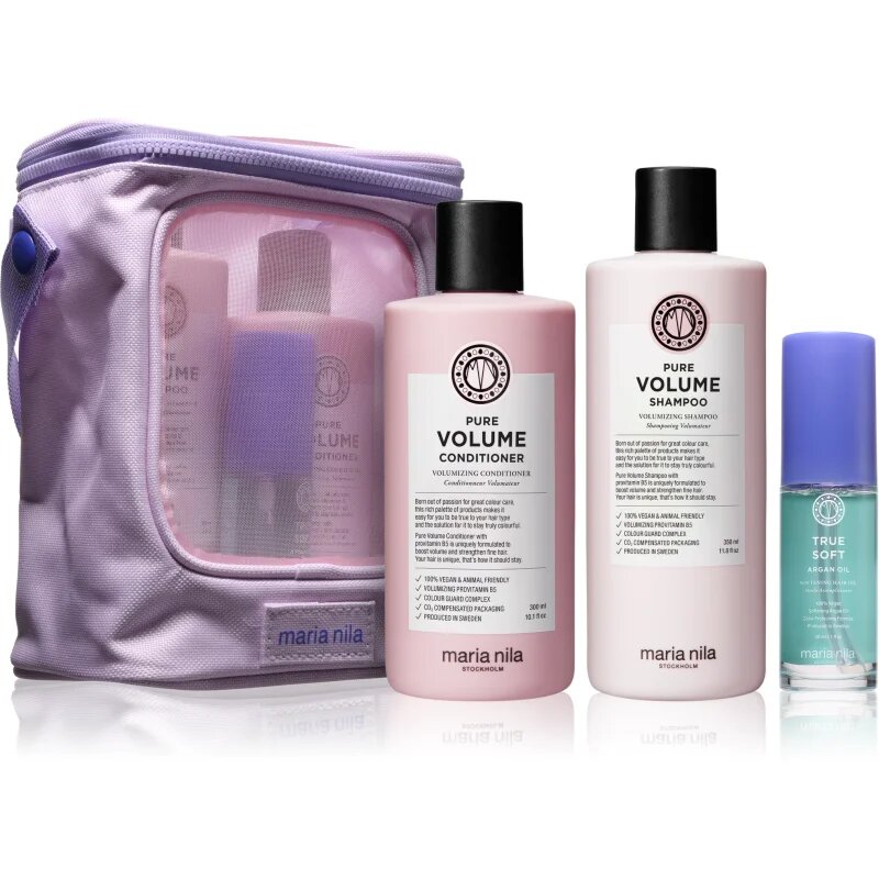 Maria Nila Pure Volume Beauty Bag подаръчен комплект за обем