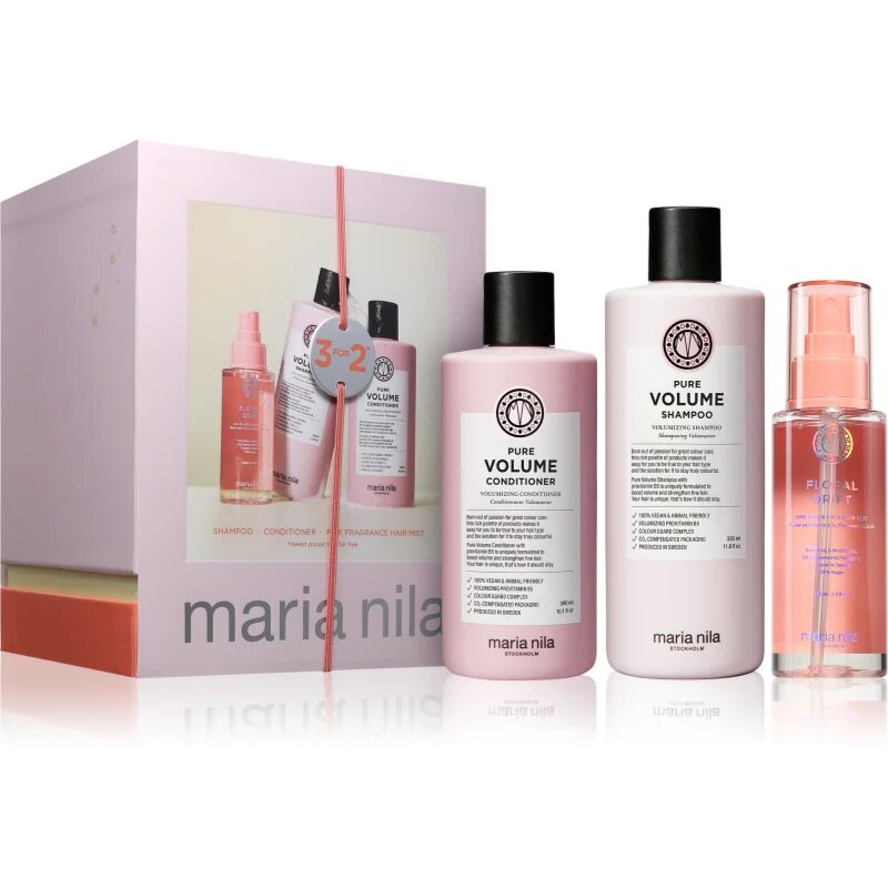 Maria Nila Pure Volume Holiday Box подаръчен комплект за обем