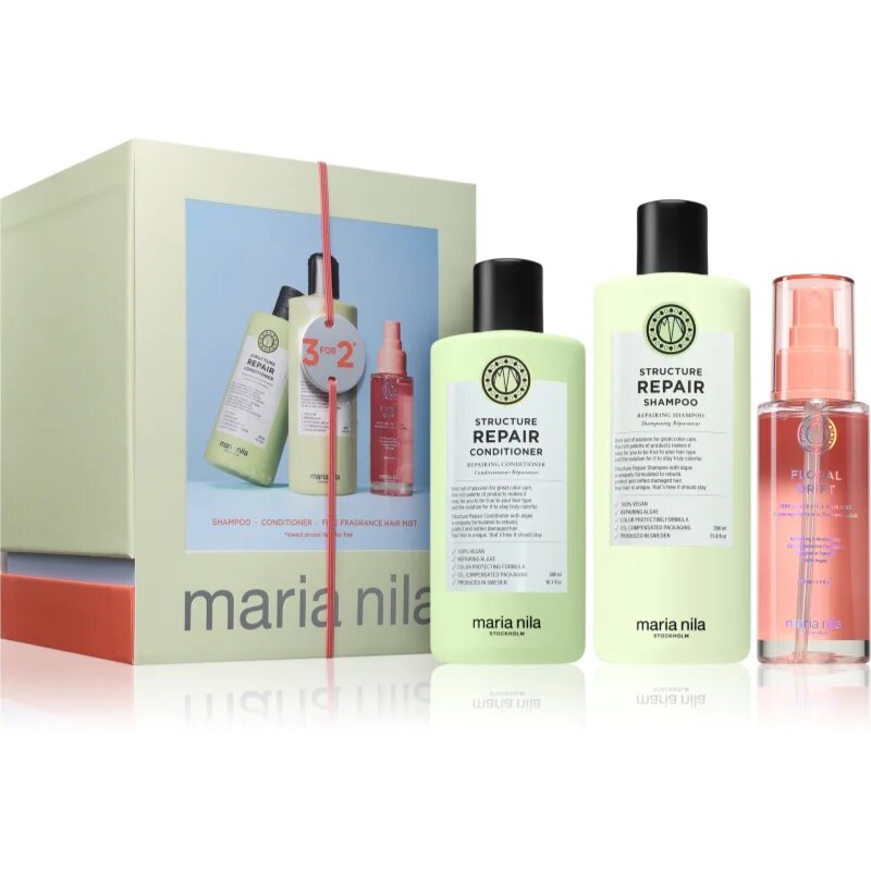 Maria Nila Structure Repair Holiday Box подаръчен комплект за суха и увредена коса