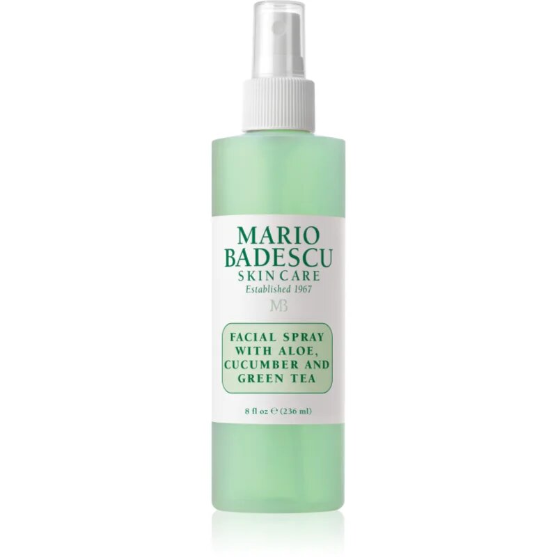 Mario Badescu Facial Spray with Aloe Cucumber and Green Tea охлаждаща и освежаващ мъгла за уморена кожа 236 мл.
