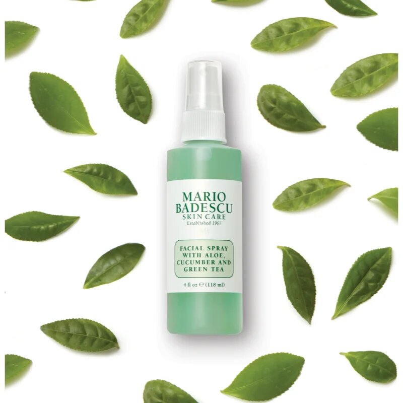 Mario Badescu Facial Spray with Aloe Cucumber and Green Tea охлаждаща и освежаващ мъгла за уморена кожа 236 мл.