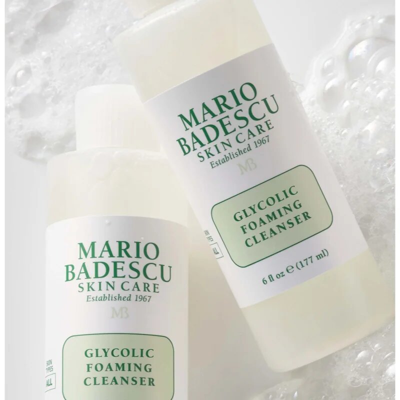 Mario Badescu Glycolic Foaming Cleanser пенлив почистващ гел за възобновяване на повърхността на кожата 177 мл.