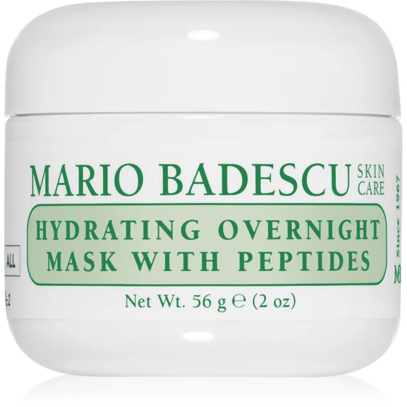Mario Badescu Hydrating Overnight Mask with Peptides нощна маска с пептиди 56 гр.