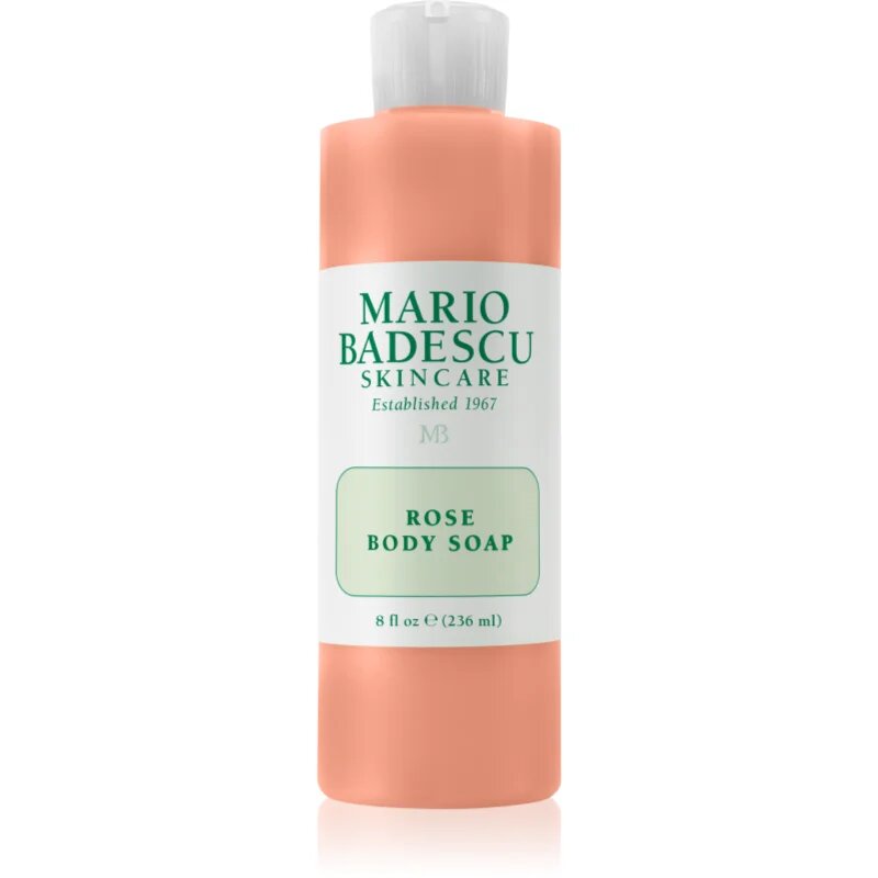 Mario Badescu Rose Body Soap зареждащ с енергия душ гел с розово масло 236 мл.