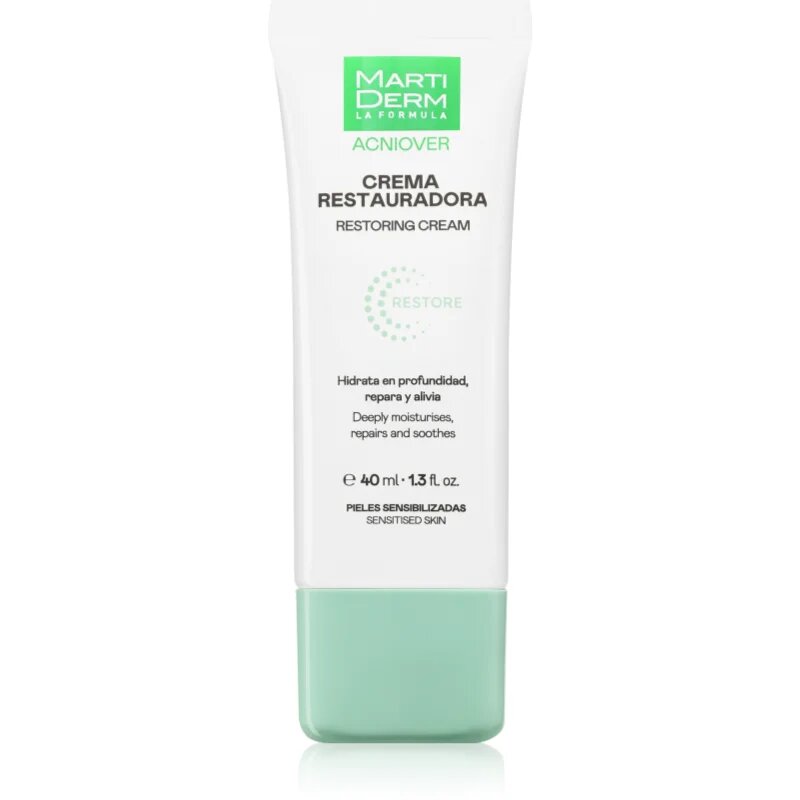 MartiDerm Acniover Restoring Cream регенериращ крем за лие с пребиотици 40 мл.