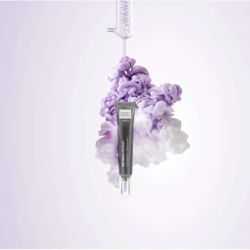 MartiDerm Shots Retinol Renew интензивен серум против бръчки и тъмни петна 20 мл.