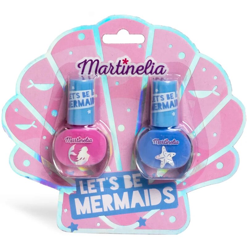 Martinelia Let´s be Mermaid Nail Duo комплект лак за нокти за деца повече нюанси Pink Blue 2x4 мл.