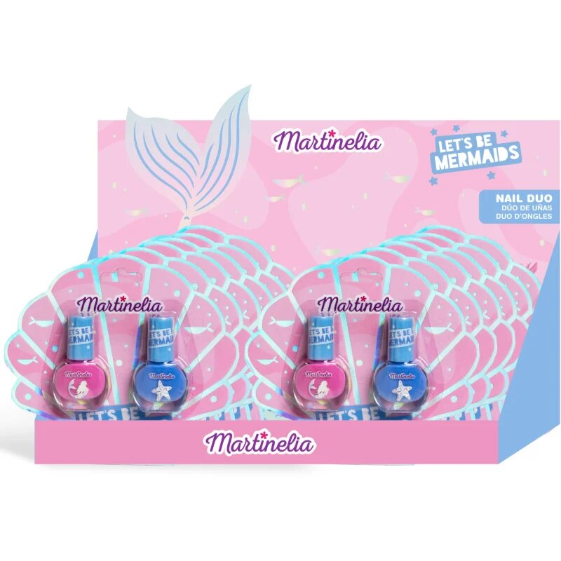 Martinelia Let´s be Mermaid Nail Duo комплект лак за нокти за деца повече нюанси Pink Blue 2x4 мл.